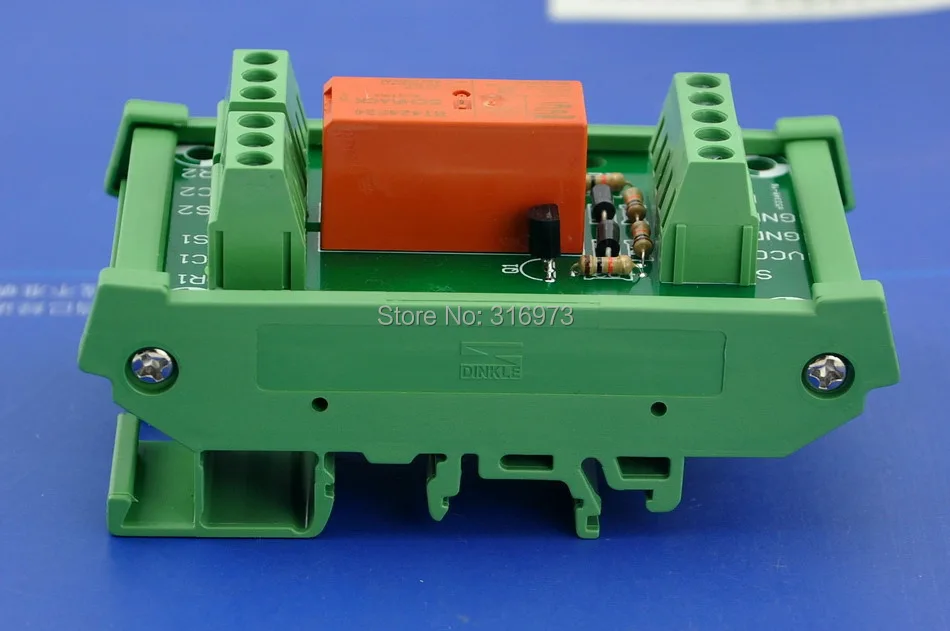 Релейный модуль Bistable DPDT 8 Amp катушка DC24V с корпусом оператора DIN рейки|dpdt relay module|module