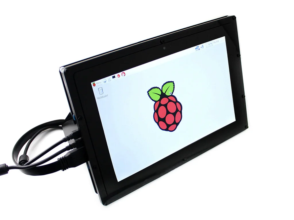 10 1 дюймовый сенсорный экран raspberry pi 3 дюйма HDMI ЖК (B) (с чехлом) 1280*800 IPS|lcd monitor black