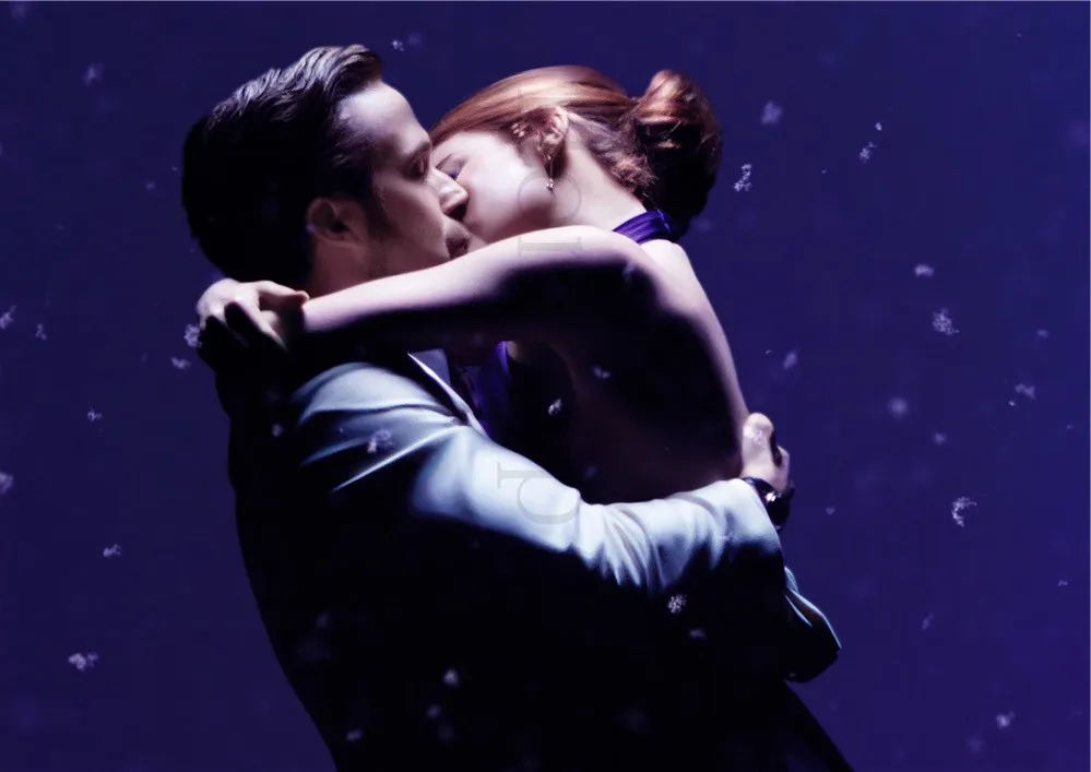 LA LAND кинопостеры с белым покрытием, бумажные принты, настенные наклейки, украшение для дома, искусство для дома, бренд - Цвет: Прозрачный