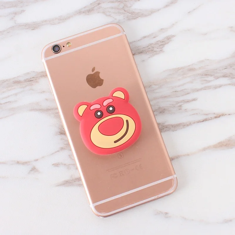 Прекрасный 3D мобильный телефон с мультяшками держатель расширяющаяся подставка