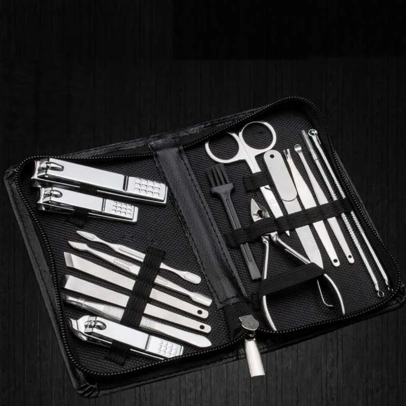 16 шт. набор для маникюра и педикюра из нержавеющей стали|nail care tools|manicure setmanicure set
