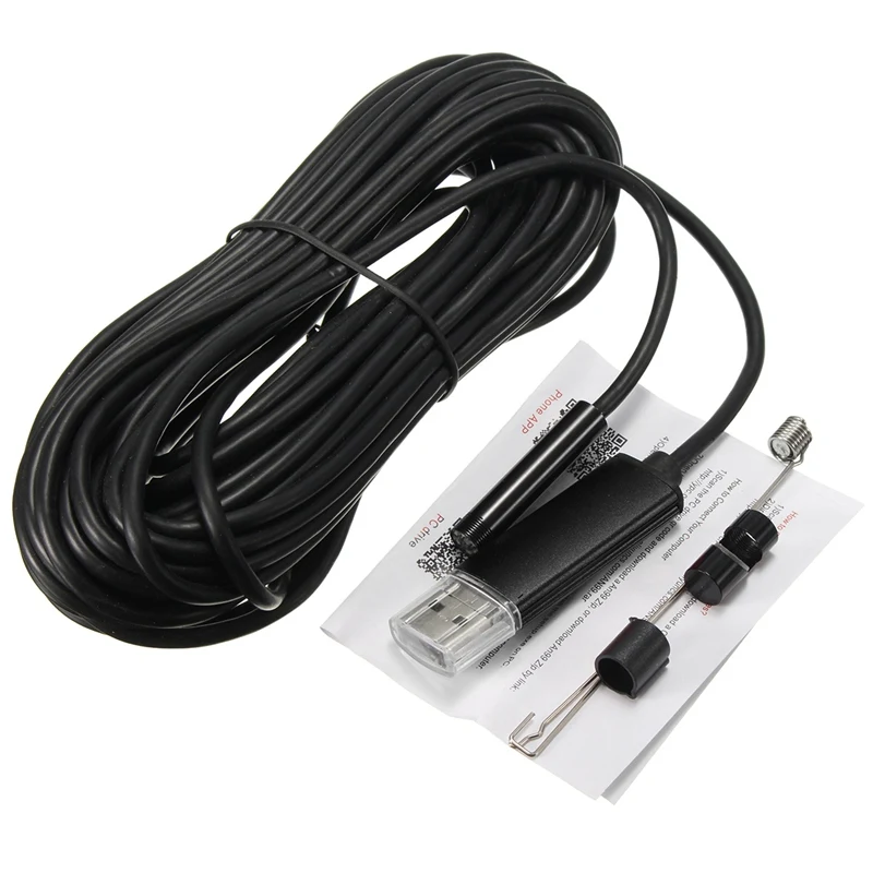 Горячая продажа 7 мм объектив 2 м/5 м/10 м для Android USB Водонепроницаемый эндоскоп 6