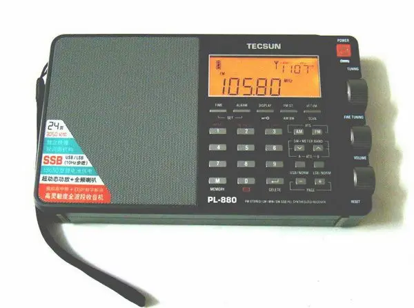 FM радио Tecsun PL880 Профессиональный MP3 приемник новинка бесплатная доставка|receiver