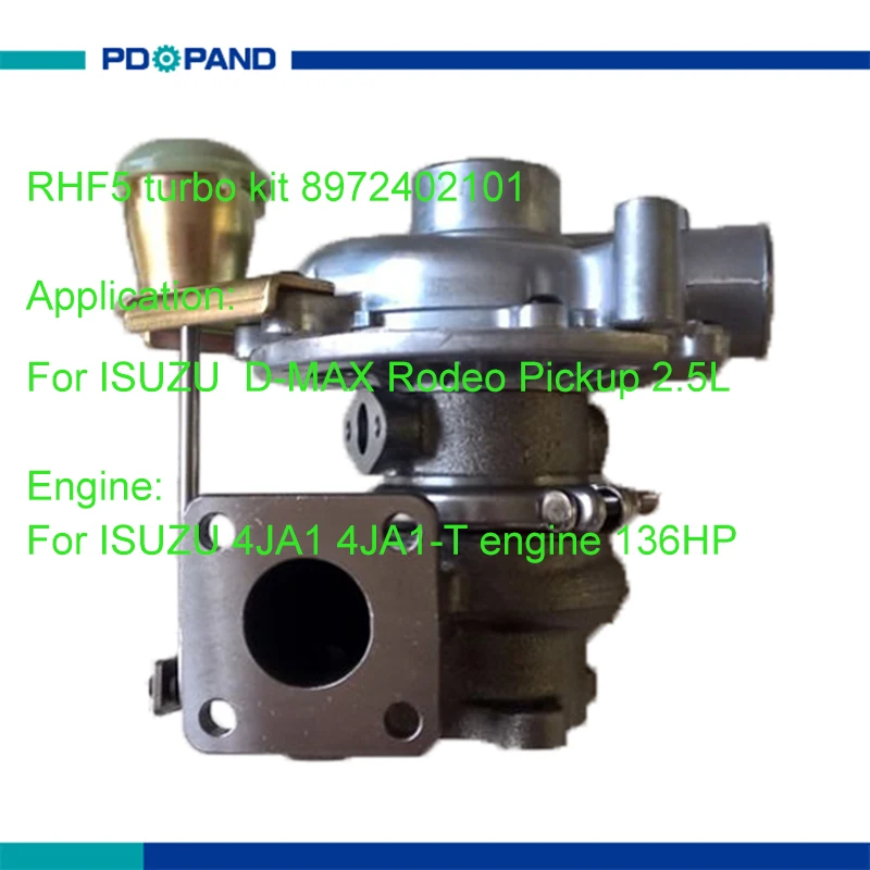 Двигатель турбонагнетатель часть RHF5 supercharger для ISUZU 4JA1 4JA1T 4JA1L 2.5L 136HP VA420037 VB420037