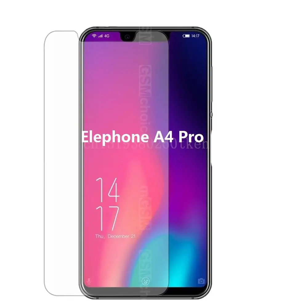 Elephone A4 Pro закаленное стекло 9H Высокое качество Защитная пленка для экрана
