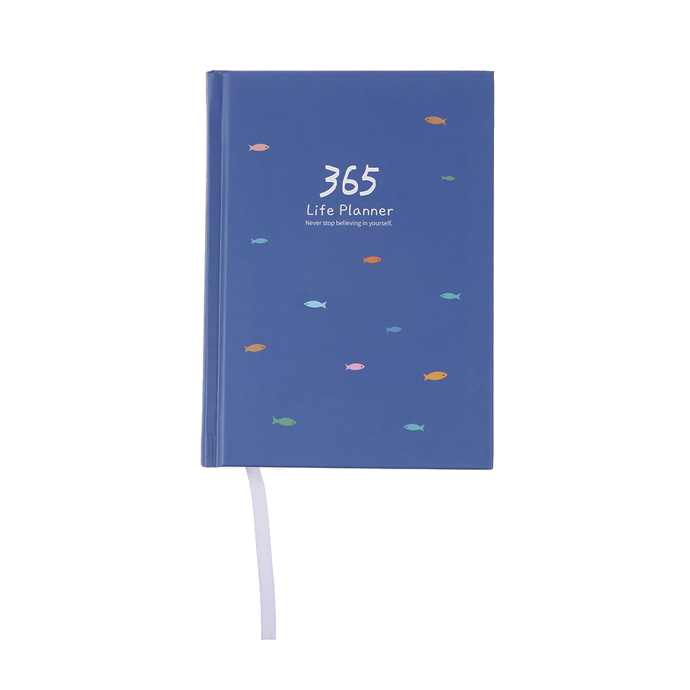 8 1 шт., новинка 365, планировщик дней, планировщик, планировщик, твердая обложка, журнал, блокнот, красочный дневник, офисные канцелярские принадлежности, студенческий подарок - Цвет: 8