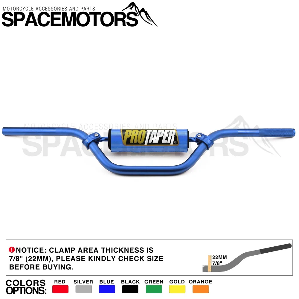 Pro Taper 22 мм* 750 мм руль для мотокросса dirt pit bike stunt irbis ttr250R XR XR-L CR CRM CRF CR-L 50 80 125 230 250