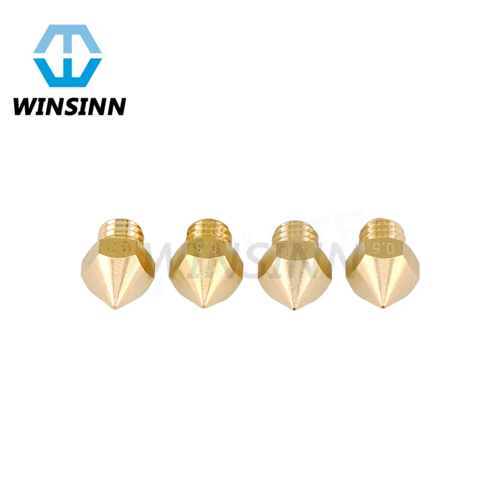 MK8 насадка латунь 0,2 0,3 0,4 0,5 0,6 для Anet A8 Creality CR-10 CR10 Эндер 3 5 Hotend экструдер 3D-принтеры Reprap Makerbot