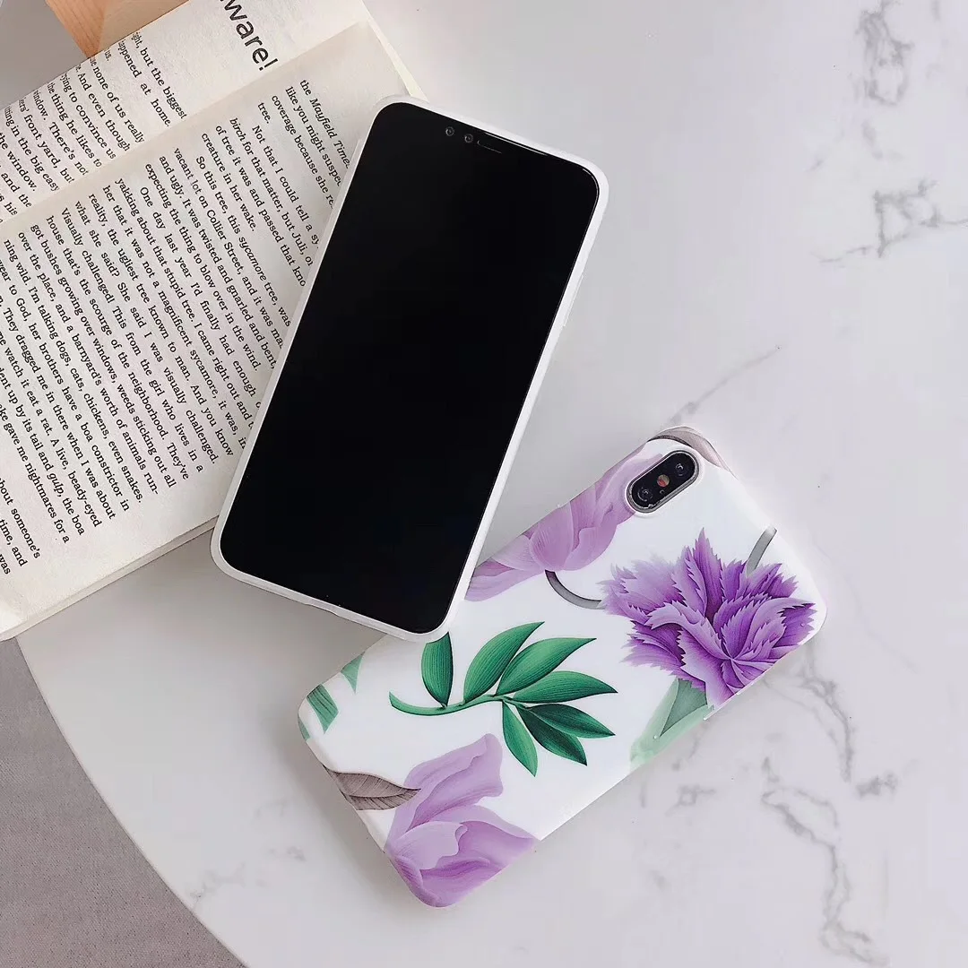 DECOCASE красивый цветок Лето краткое Силиконовые чехол для телефона iphone 6 6s 7 8 плюс X