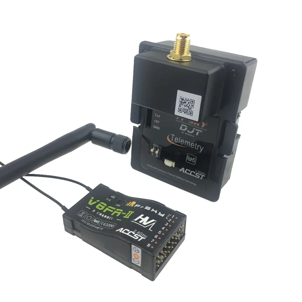 FrSky 2,4G DFT/DJT/D8R-II/V8FR-II HV Futaba совместимый радиочастотный модуль(двусторонний) и приемники комбо