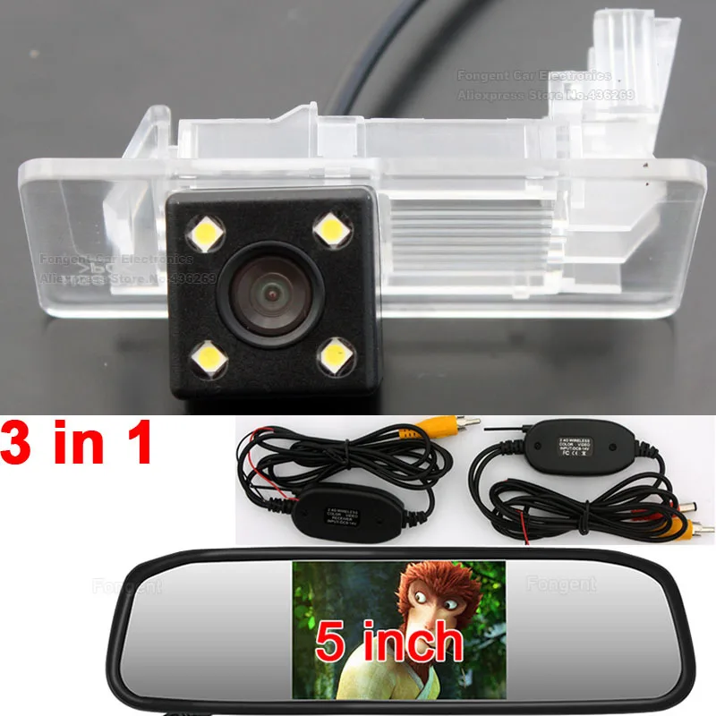 wireless monitor 3 Для sony VW Polo sedan Jetta Tiguan passat sagitar toureg для Skoda Octavia Superb Fabia Rapid Vehicle заднего вида парковочная камера - Название цвета: wireless monitor 3