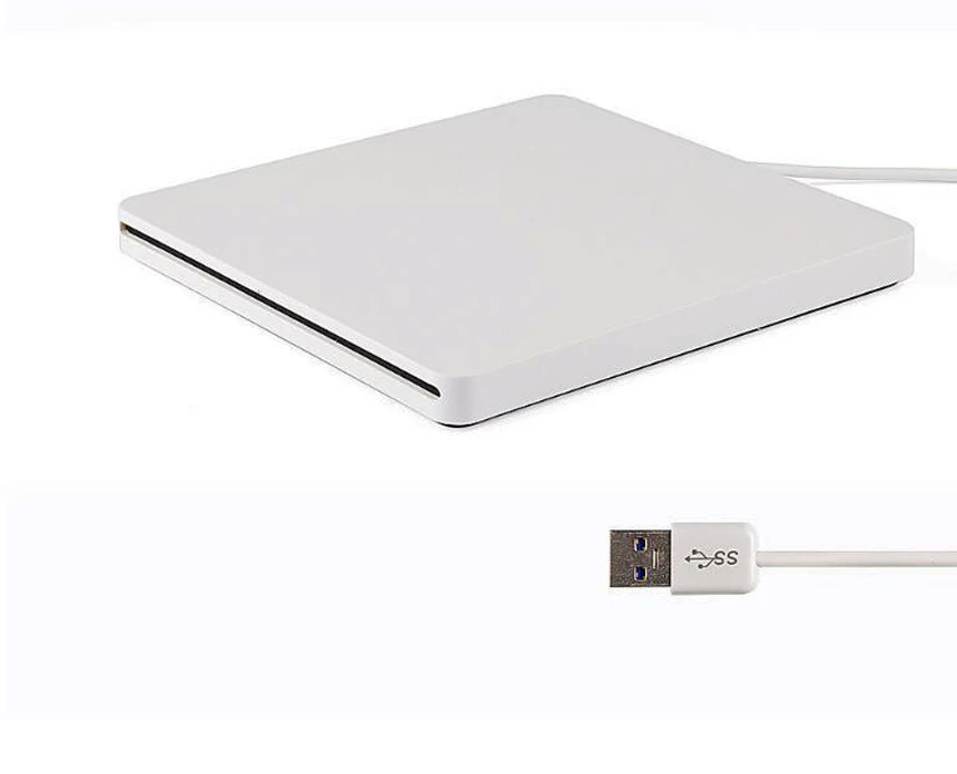 Супер тонкий внешний слот в DVD RW корпус USB 2,0 чехол 9,5 мм SATA Оптический привод для ноутбука Macbook без драйвера