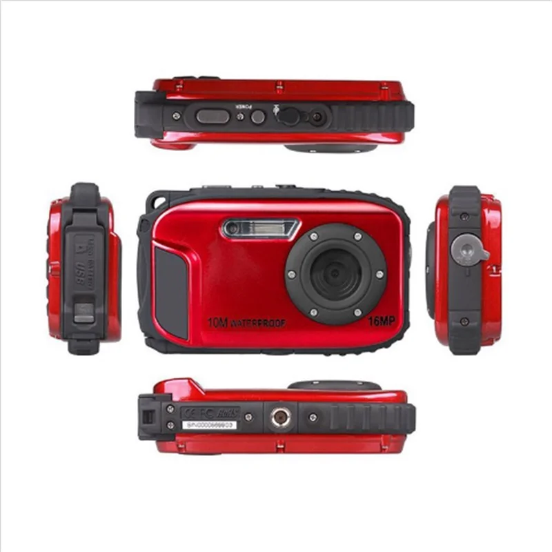 HD водостойкая камера цифровая 16MP 2 7 'фотокамера 8x Zoom Instax Camara De Fotos Anti shake Video