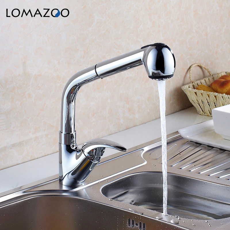 LOMAZOO кран для кухни кухонный аксессуары регулируемый выдвижной вращающийся