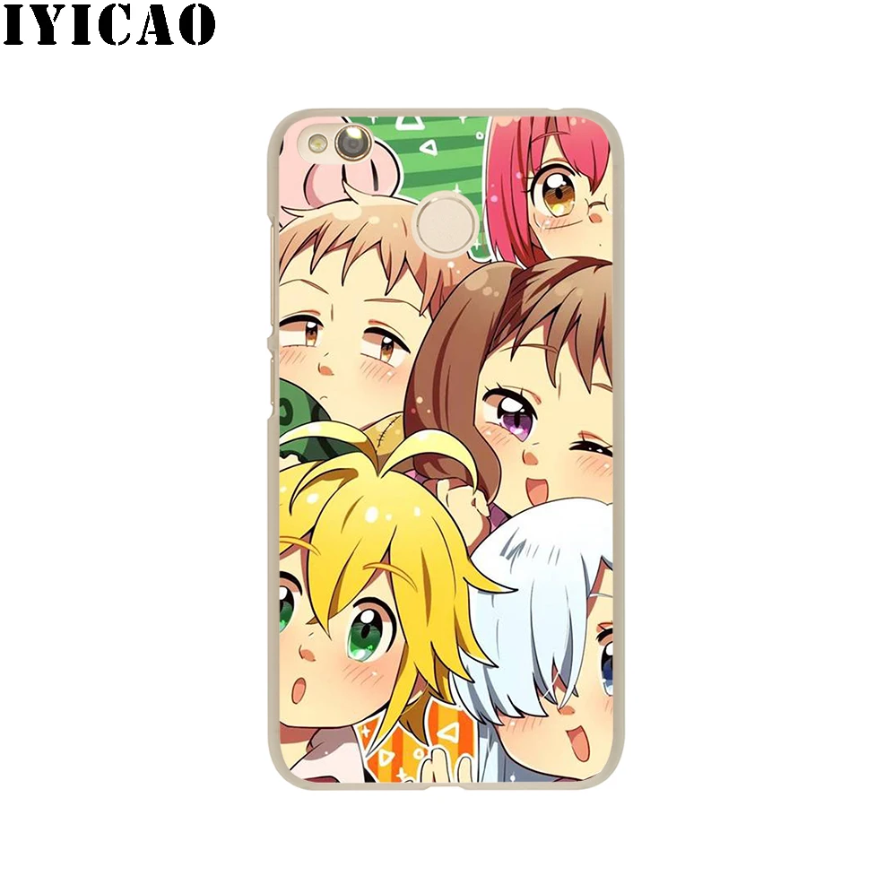 IYICAO Nanatsu no Taizai Жесткий Чехол для Xiaomi Mi 5 5S 6 9 8 A2 Lite 5X Mix 2S F1 SE MAX 3 9T A3 Pro CC9E Redmi Note