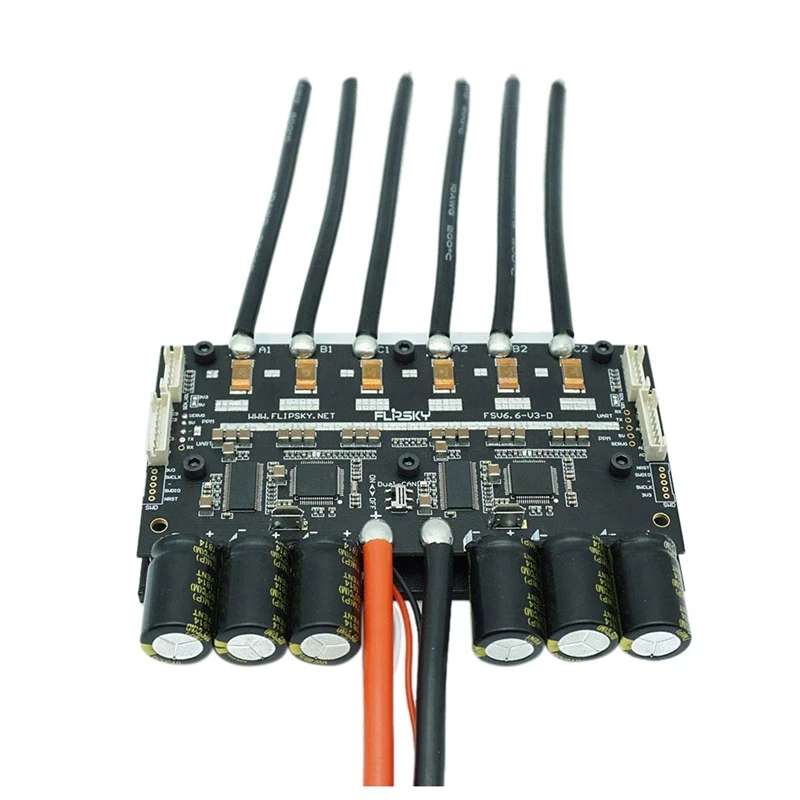 V6.6 двойной Fsesc6.6 на основе Vesc6 W/алюминиевый радиатор 200A Esc для электрического