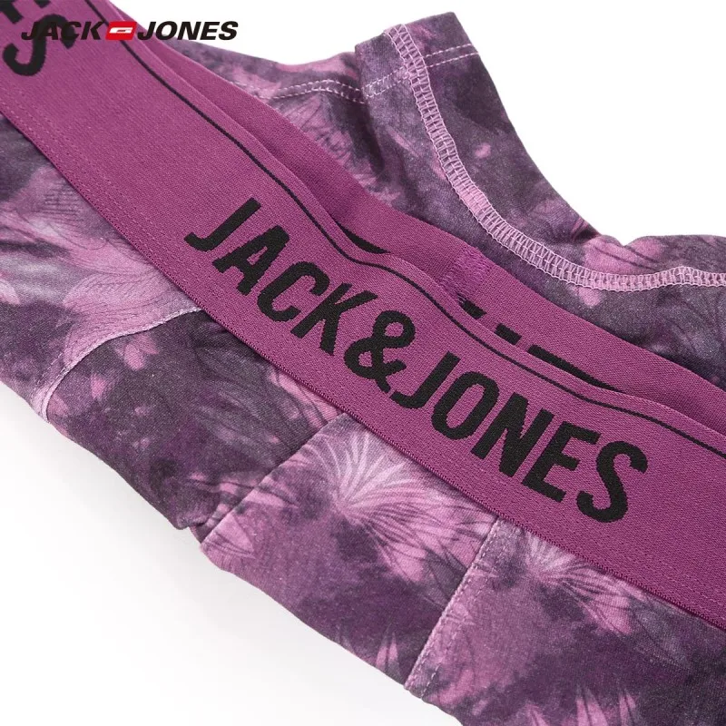 JackJones мужское трикотажное нижнее белье с принтом из легкого стрейчевого хлопка