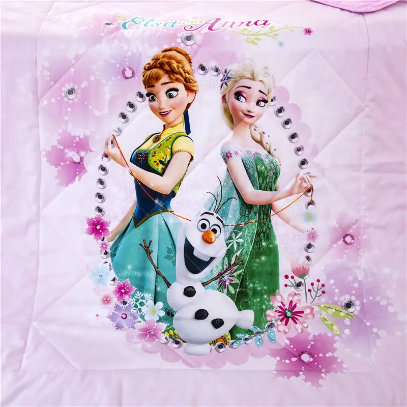 Летнее одеяло Эльзы и Анны с 3d принтом Египетский Хлопковый чехол для девочек