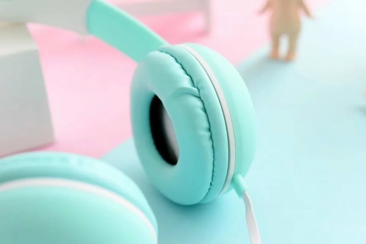GOXIIS милые наушники ярких цветов Наушники Hi-Fi студент стереомикрофон мобильный