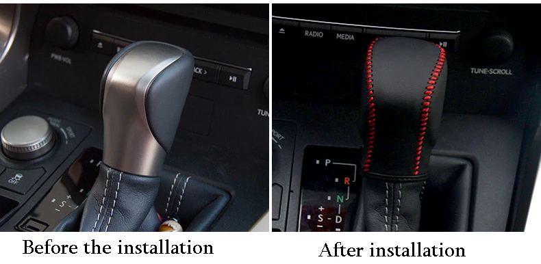 AOSRRUN подходит для Lexus NX200 NX200T NX300H RX200t RX450h комплект передач из модифицированной головы внутренняя кожаная коробка передач модификация чехлов
