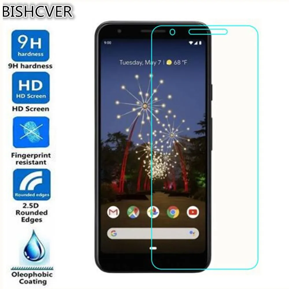 Закаленное стекло для Google Pixel 3a защитное 2.5D 9H закаленное премиум класса пленка