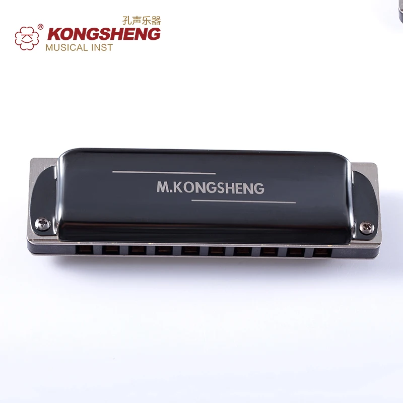 Высококачественная гармоника KONGSHENG с 10 отверстиями диатоническая гармошка цвет