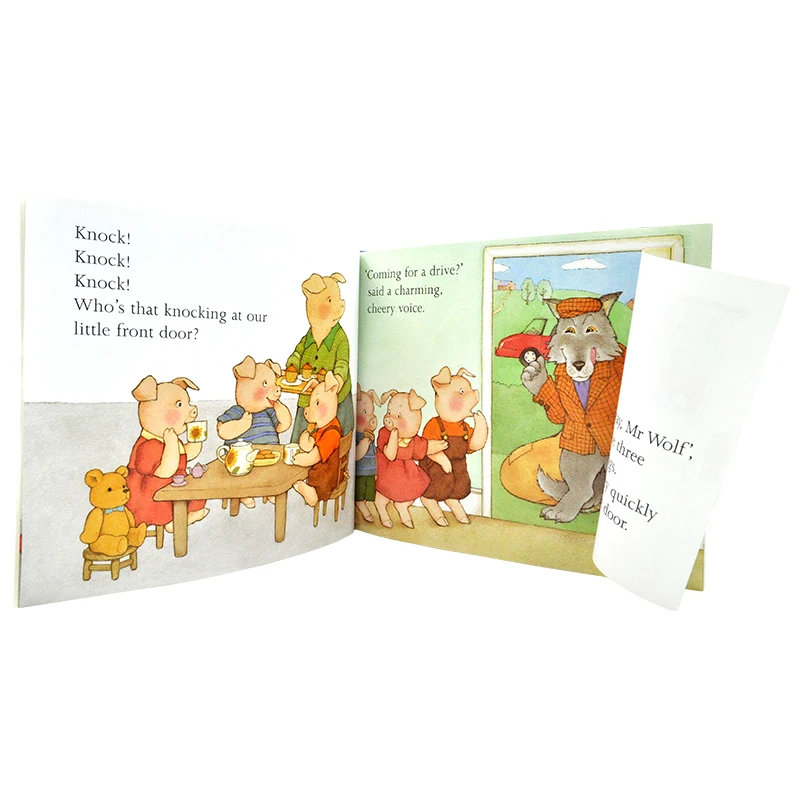 Книга на английском языке Go Away Mr Wolf 0-3 детская книга с картинками классическая