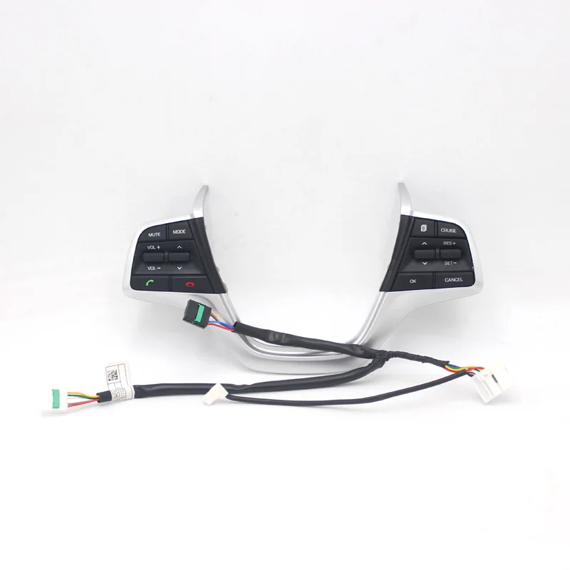 

CHUANGMU For Hyundai Elantra 2016 Steering Wheel Cruise Control Buttons Control Volume channel Bluetooth Phone Button