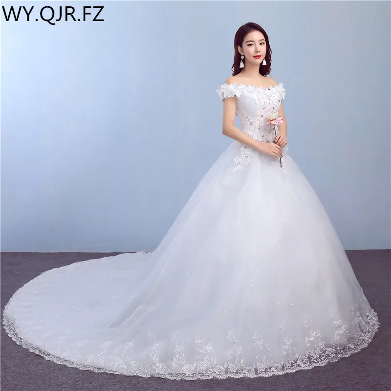 LYG-TH82#Diamante tail 2018 summer autumn new lace up wedding party prom dress Sweet Princess high-grade long Bridesmaid Dresses | Свадьбы и