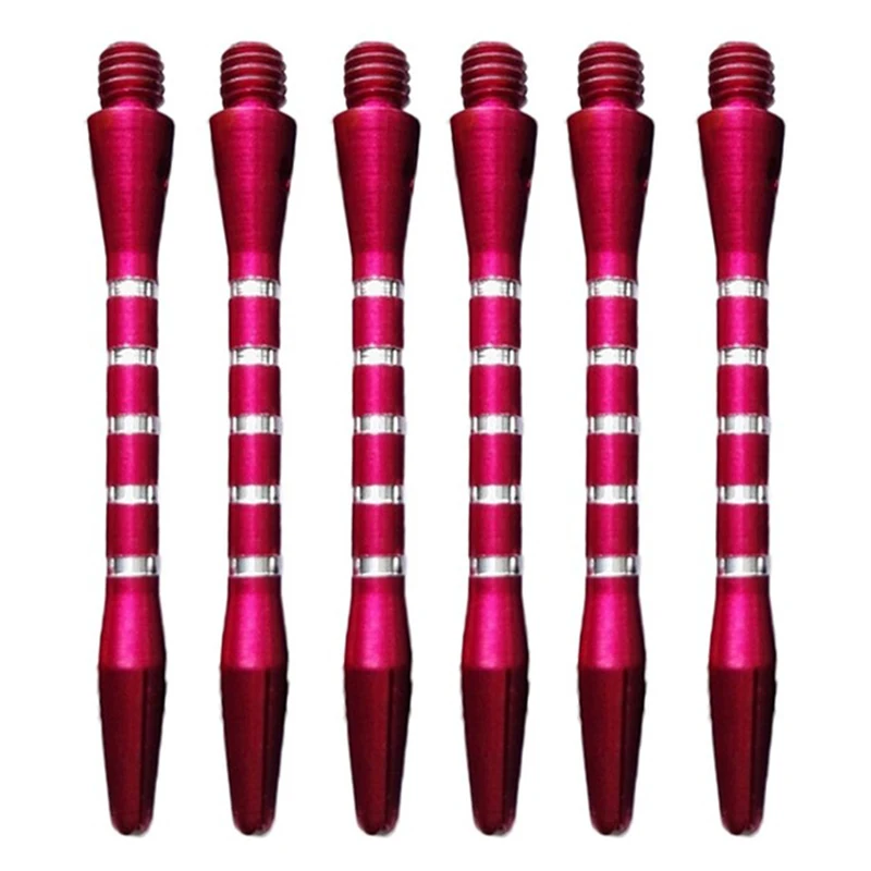 6 шт./партия древки для Дартса красочные Алюминиевые средние бороны метания