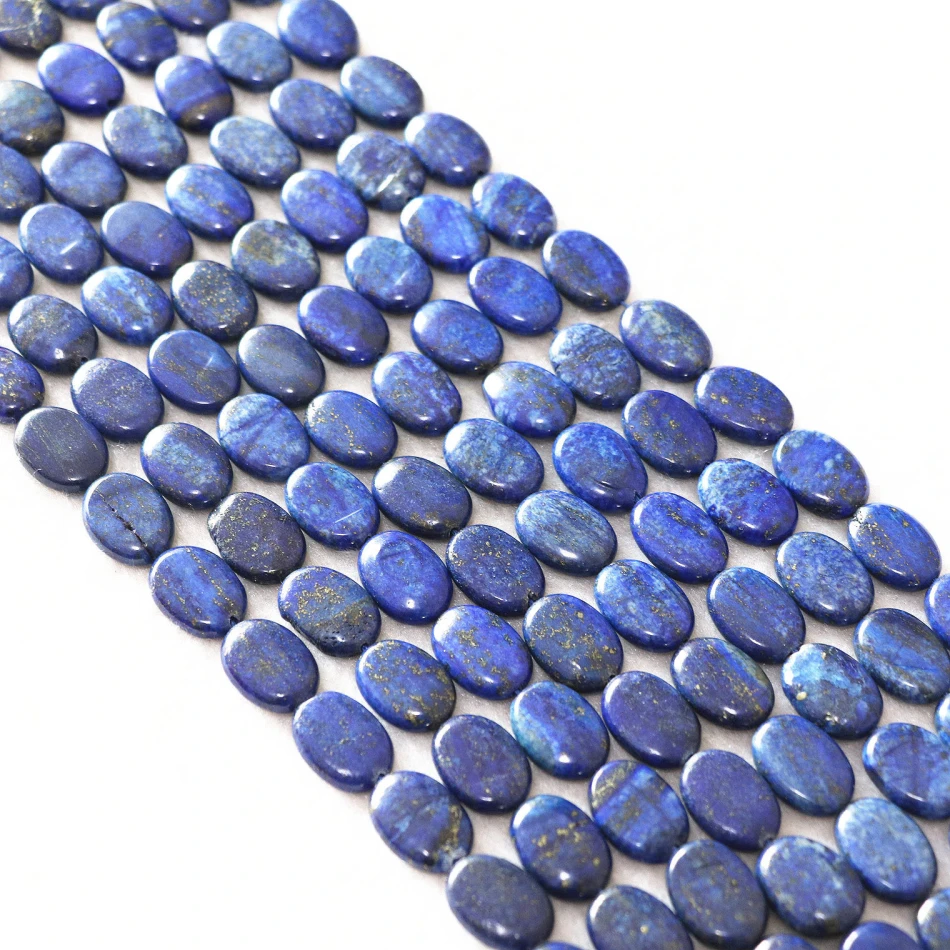

Newly Lapis lazuli natural stone 13*18mm charms oval loose beads diy high quality jewelry 15 inches B598