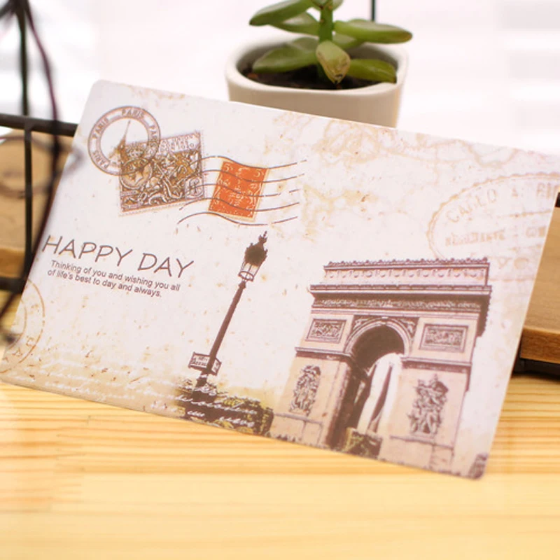 (9 шт./лот) Сделай Сам Скрапбукинг Европа Винтаж Знаменитое здание Эйфелева башня