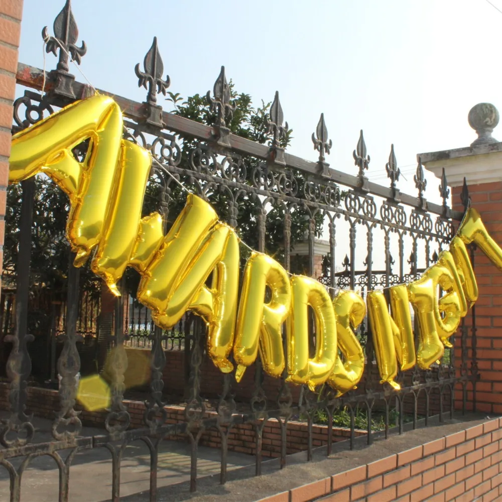 

Movie Awards Night Party foil balloons Banner garland decorations supplies