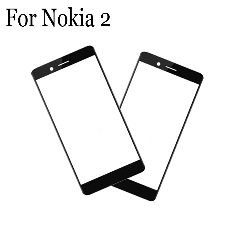 Запасные части для Nokia 2 сенсорный экран внешняя ЖК передняя панель Стеклянная