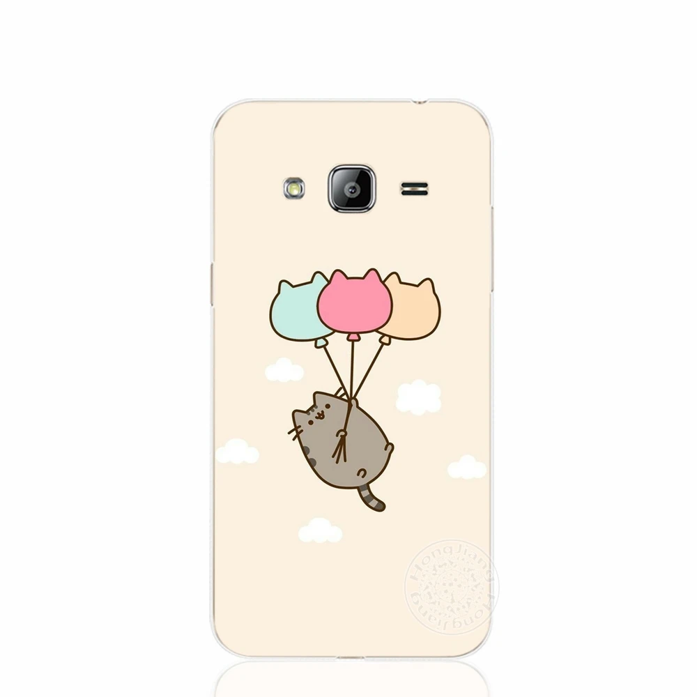 HAMEINUO мяу Милый Кот Китти чехол для телефона для samsung Galaxy J1 J2 J3 J5 J7 MINI ACE prime