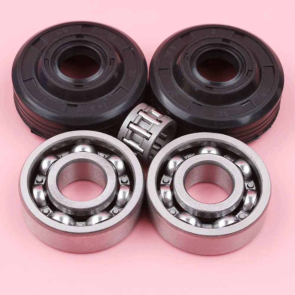 

Коленчатый вал коленчатый подшипник масляное уплотнение игольчатый подшипник для Husqvarna 136 137 141 142 бензопилы запасные части 530056363