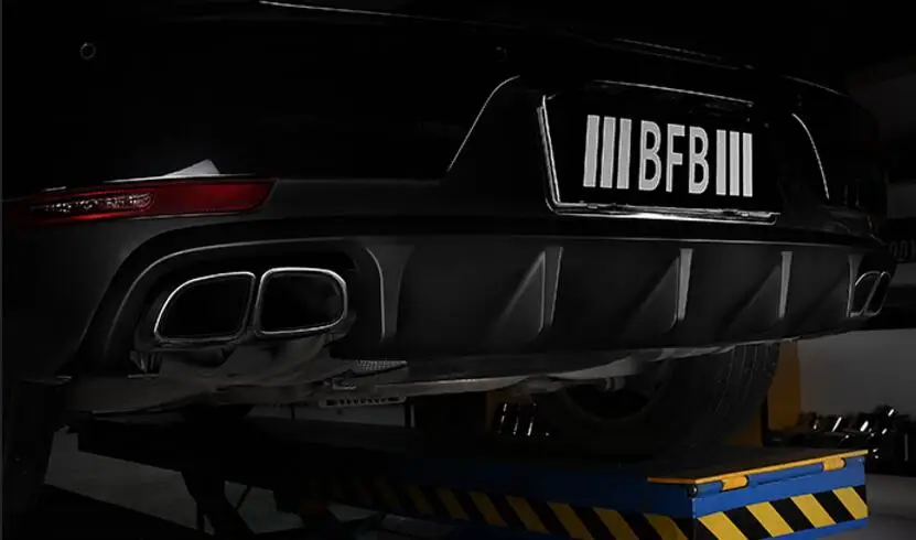 4 цвета для автомобиля ABS краска задний бампер спойлер губа Автомобильный