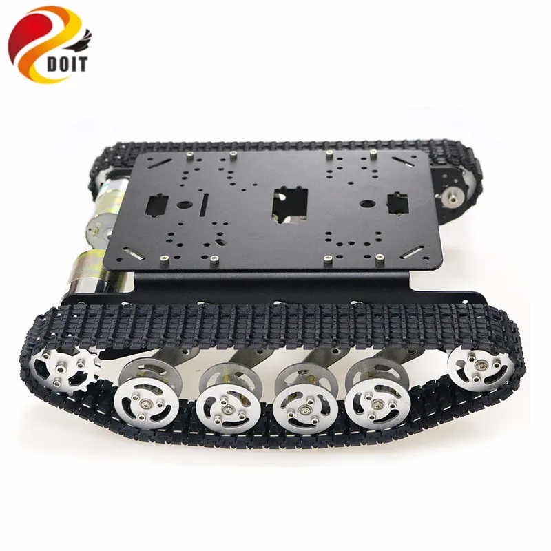 TS100 амортизатор из металла робот цистерны комплект шасси для Arduino uno r3 Малина