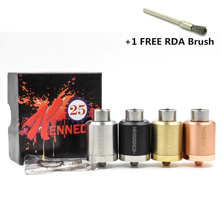 Кеннеди 25 RDA электронная сигарета SS материал мм диаметр перестраиваемый капающий