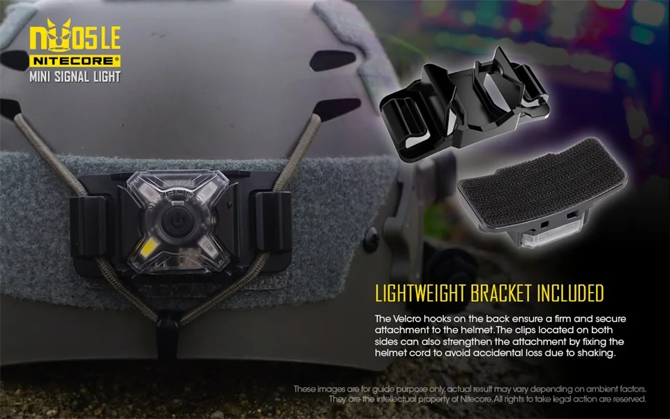 NITECORE NU05 LE мини сигнальная фара 4* красный зеленый синий белый светодиоды usb зарядка наружная фара Встроенный литий-ионный аккумулятор