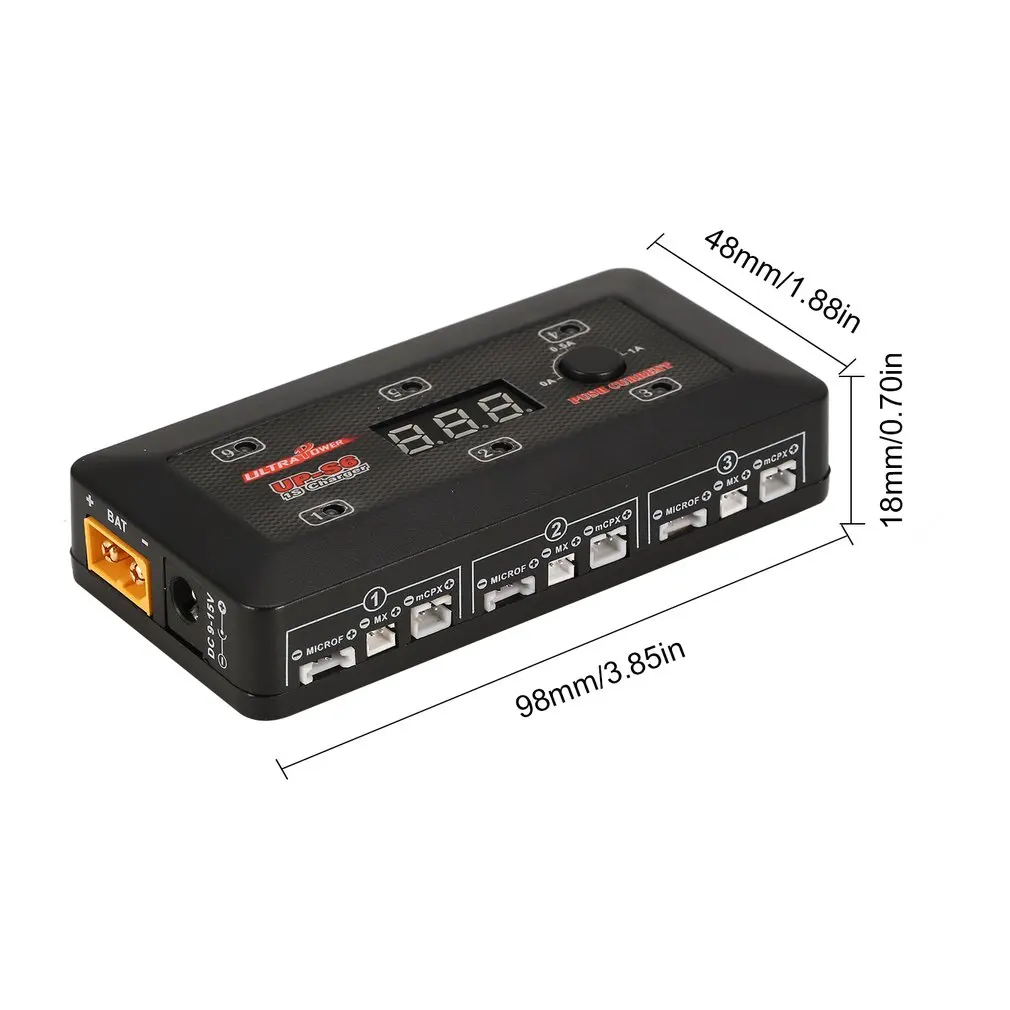 Ультра мощность UP S6 LiPo/LiHV зарядное устройство MICRO MX JST mCPX usb зарядный порт ЖК