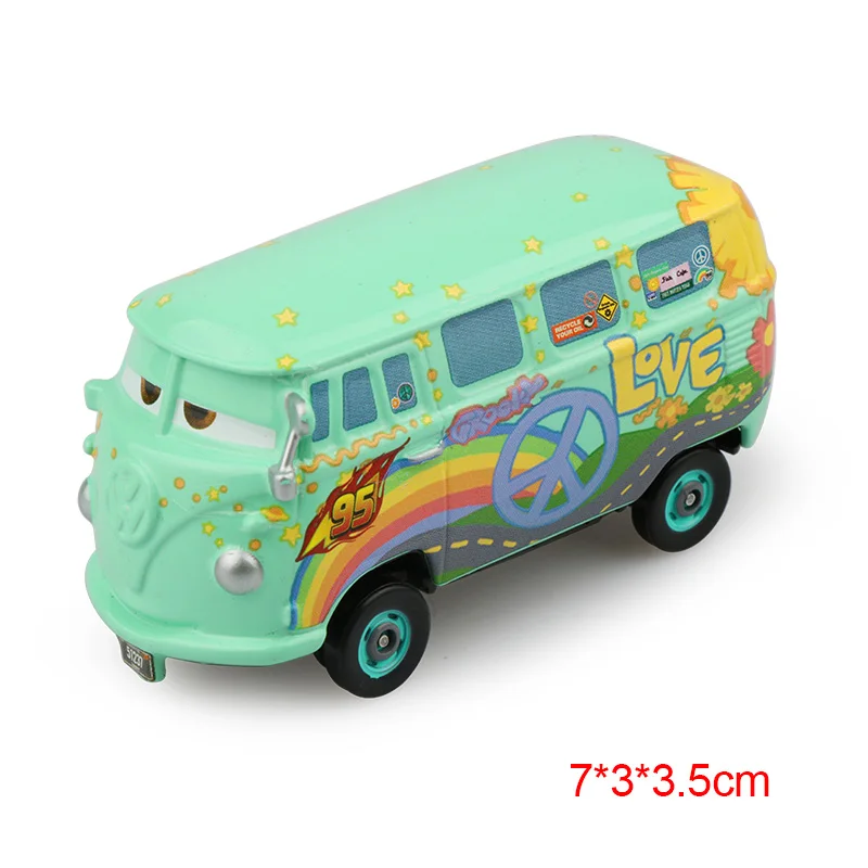 Disney Pixar Cars 2 3 Lightning McQueen Mater Jackson Storm Ramirez 1:55 литая под давлением модель автомобиля из металлического сплава рождественские детские игрушки подарки - Цвет: Fillmore