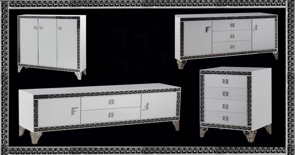 Домашняя мебель для гостиной подставки телевизора современный стиль кожаной