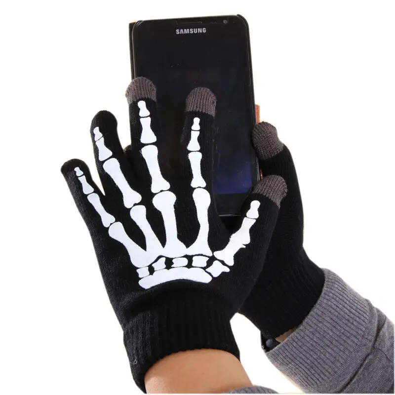 Новые модные зимние осенние вязанные перчатки с когтями призрака Волшебные