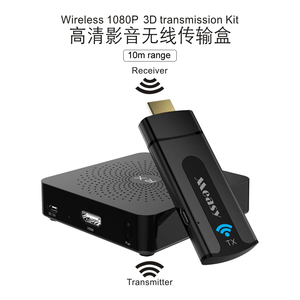 Measy W2H мини HDMI передатчик и приемник беспроводной расширитель передачи 10 м/50 футов