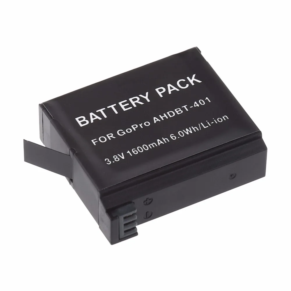 Аккумуляторная батарея для камеры 4x1600 мАч AHDBT-401 AHDBT 401 AHDBT401 GO PRO + домашнее зарядное