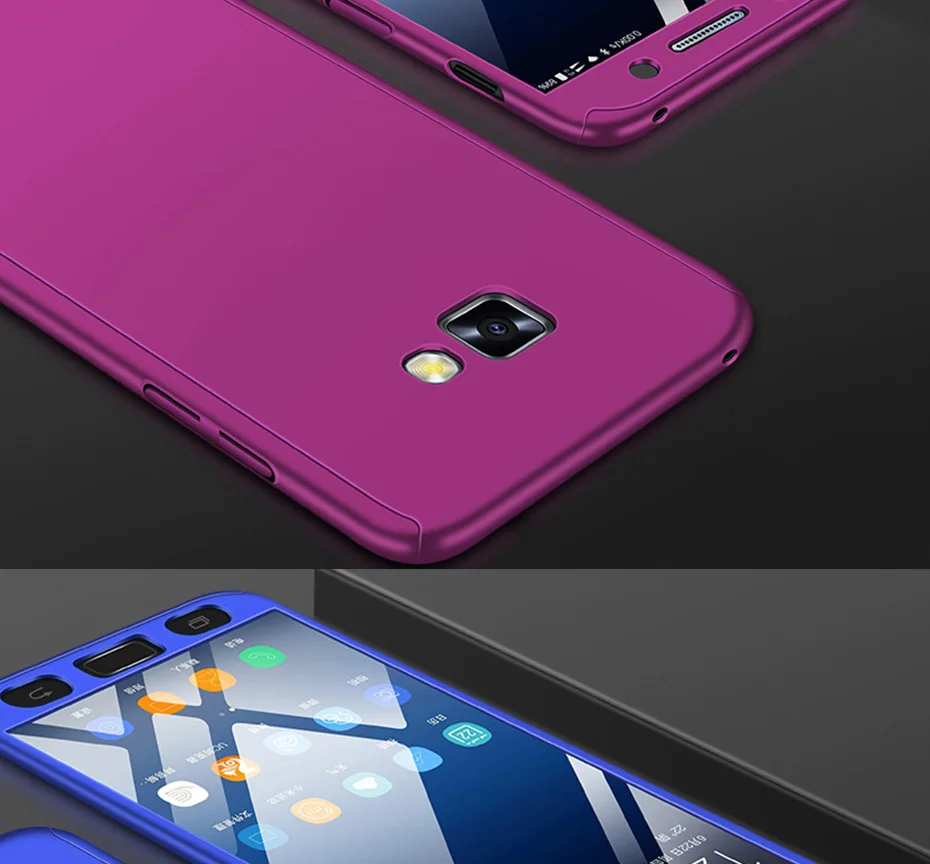 360 Полное покрытие чехол для телефона для samsung Galaxy M10 A10 A70 A40 A50 чехол для A6 A8 J6 J4 Plus A9 защитная оболочка чехол Крышка