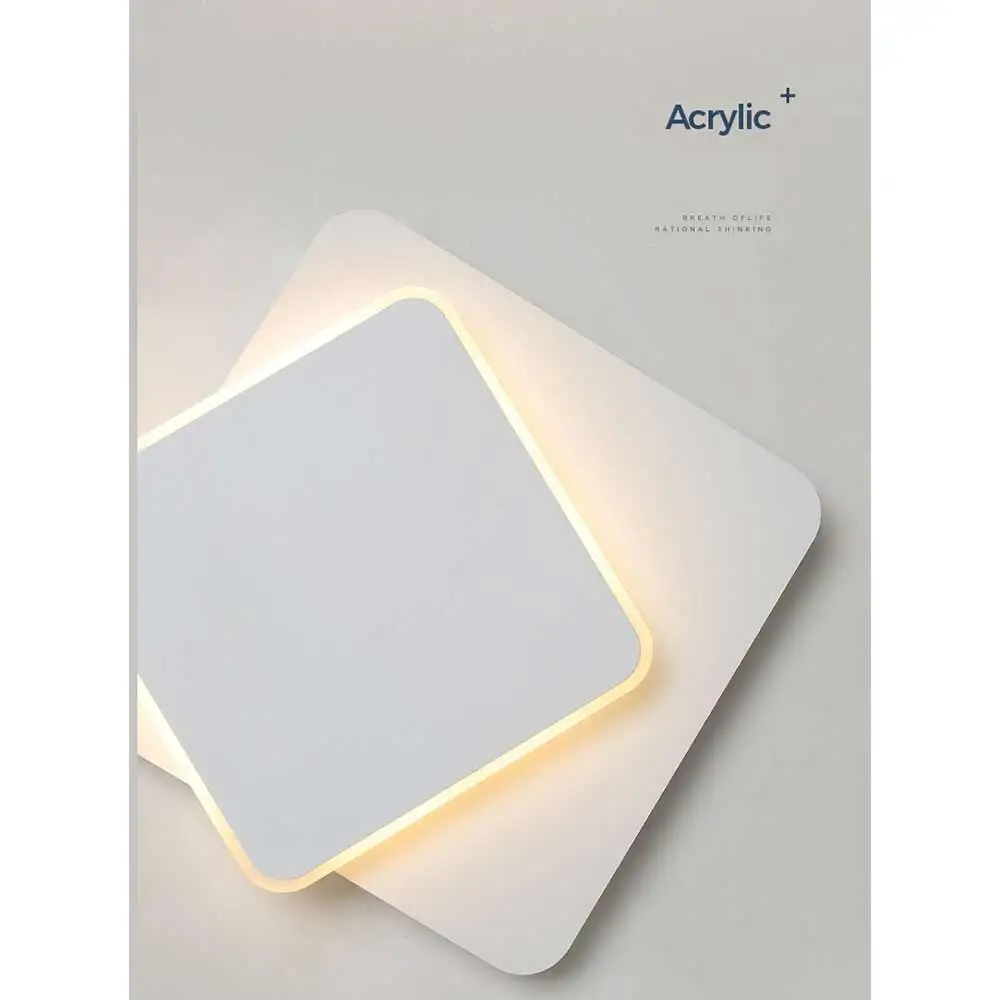 Светодиодный настенный светильник современного дизайна вращающийся на 360