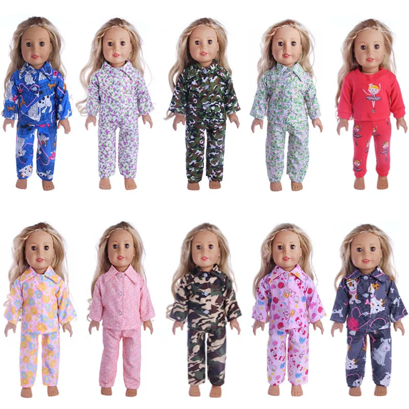 Детская Пижама ToyClothes американская кукла аксессуары EXO Bjd 18 дюймовых кукол одежда