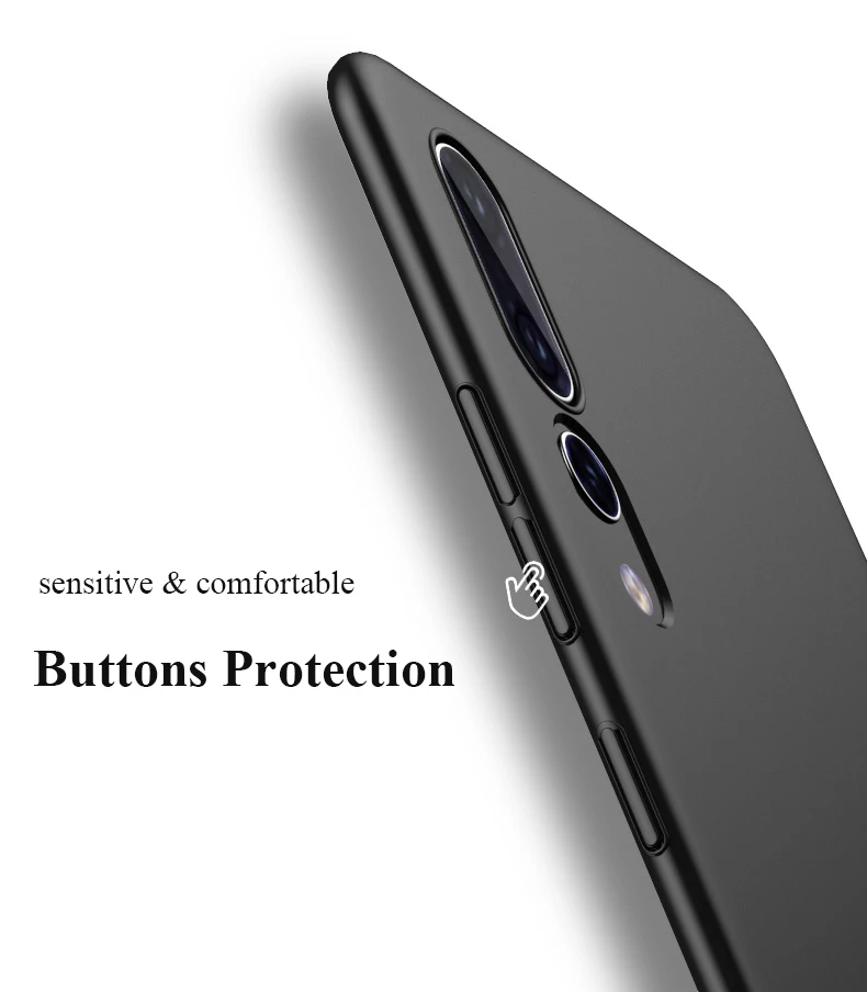 Для huawei P20/P20 Pro/P20 Lite чехол жесткий корпус Мода полный матовый назад Защитный для